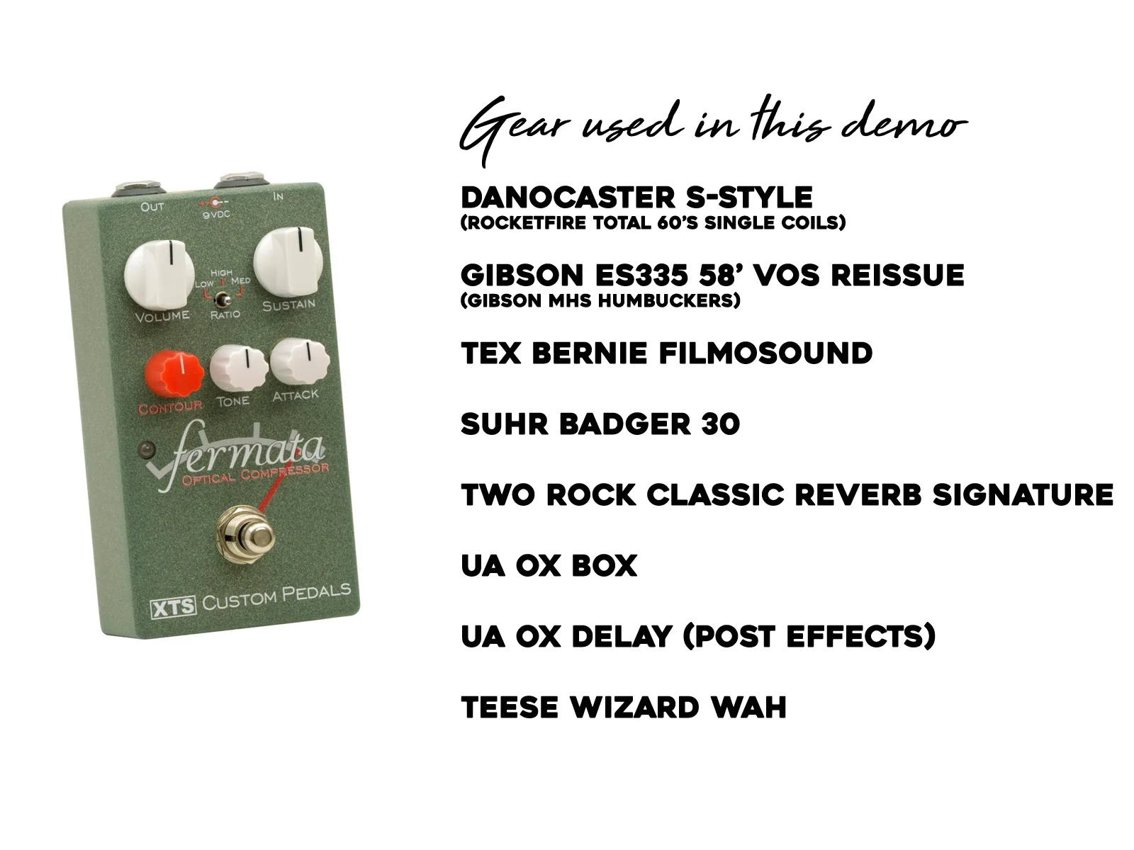 ギター FERMATA Compressor XTS || Fermata Optical Compressor || A Beautifully Evolved